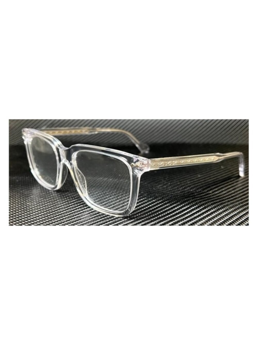 New Gucci Men Crystal Transparent Eyeglasses 53-18-140